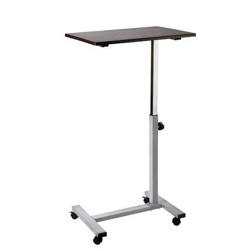23.6 Overbed Adjustable Height Mobile Side Table Cart - Seville