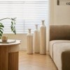 Infurnic Decorative Vases 3PCS Gorgeous Home Decoration, Luxurious Cylinder Vases with Sleek Finishes for Elegant Home Decor, White, 8.5"*22"*18 - 4 of 4