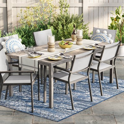 Threshold patio hot sale table