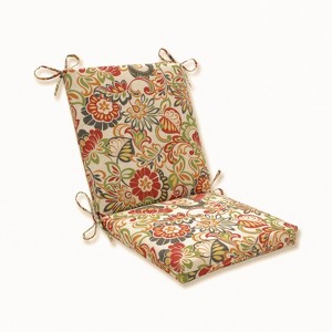 Zoe Mallard Outdoor Squared Corners Chair Cushion - Pillow Perfect - 1 of 3