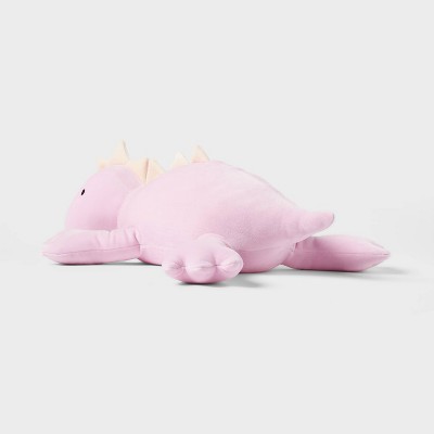 Детские мягкие игрушки Pillowfort Dinosaur Weighted Plush Kids' Throw Pillow Purple — фото 3