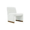 CAVINAS Chenille Accent Chair with Mid-Height Backrest,Modern Upholstered Living Room Chairs,Reading Chairs for Living Room - 4 of 4