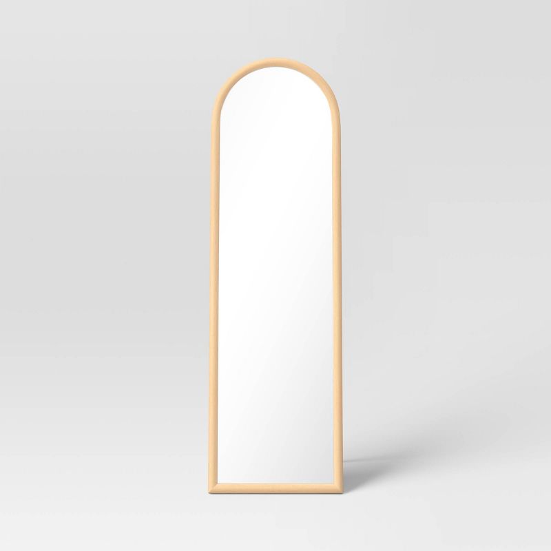 20&#34; x 65&#34; Arch Floor Mirror Natural - Threshold&#8482;, 4 of 6
