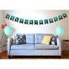 Blue Panda 37-Piece Shark 3-in-1 Party Decorations - Happy Birthday Banner, Swirl Decor, Photo Booth Props - 4 of 4