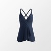 Women's Chic Ruched Cross Back Swim Dress -Cupshe - 2 of 4