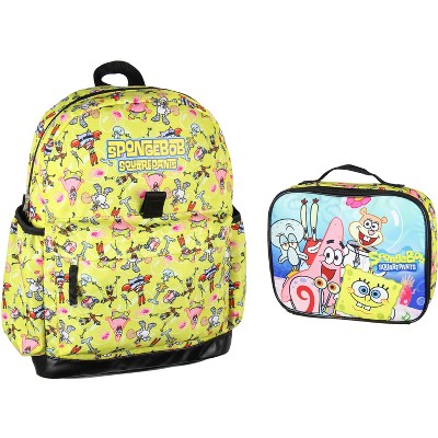 Spongebob Squarepants Patrick Star Character Dual Compartment Lunch Box Bag  Pink : Target