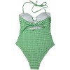 Betsey Johnson Womens' One-Piece V-Neck, Bandeau or Underwire Swimsuits - 2 of 4