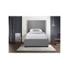 Meridian Furniture,Oxford Linen Textured Fabric Bed - 3 of 4