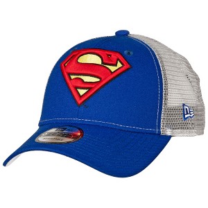 Adult Superman Symbol Trucker New Era 9Forty Adjustable Hat - 1 of 4