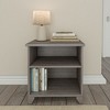 Plank+Beam Solid Wood Nightstand with Shelves - 2 of 4