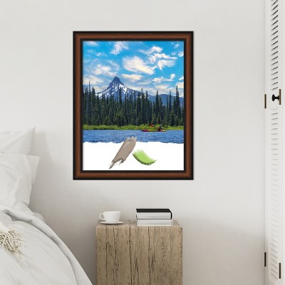 Yale Walnut 22x28 Classic Wall Picture Frame