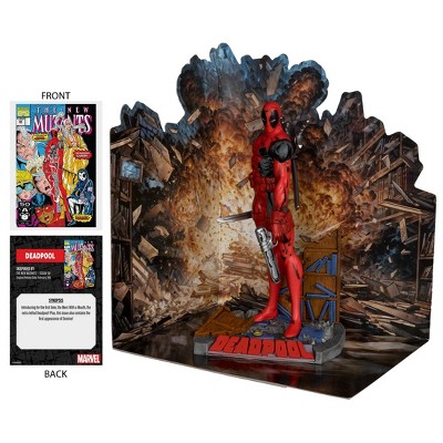 Marvel Deadpool 1:10 Scale Red and Black PVC Action Figure