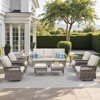 Buenhomino Outdoor Patio All-Weather Wicker Furniture Set - 2 of 4
