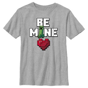 Boy's Minecraft Be Mine Creeper T-Shirt - 1 of 4