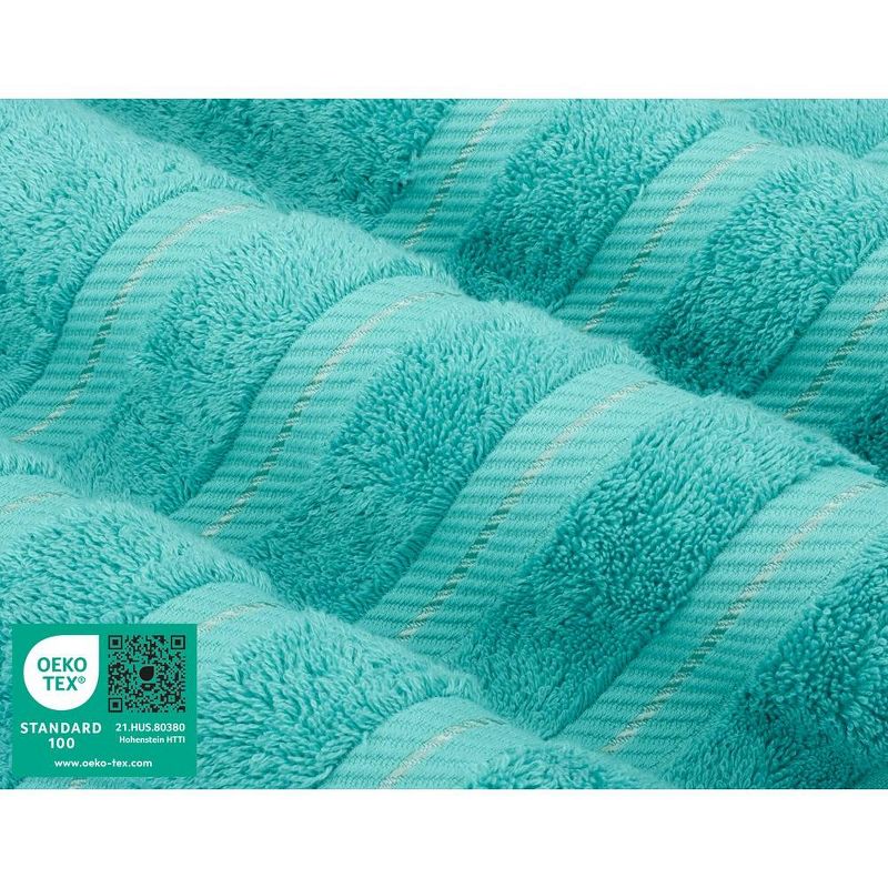 American Soft Linen 100% Cotton 4 Piece Luxury Bath Towel Set, 27x54 inches Soft Quick Dry Bath Towels for Bathroom, 3 of 10