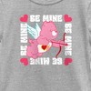 Girl's Care Bears Valentine's Day Love-a-Lot Bear Be Mine T-Shirt - 2 of 4