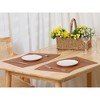 Unique Bargains Heat Resistant Faux Leather Placemats 21 x 12 Inches 6 Pcs - 2 of 4
