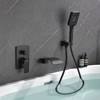 CLIHOME Wall Mount Single-Handle 3-Spray Tub and Shower Faucet with Handheld Shower Head (Valve Included) - 4 of 4