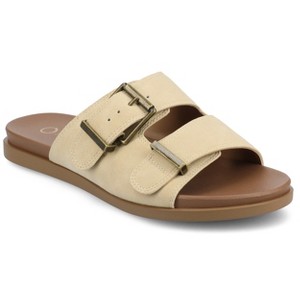Journee Women's Cosette Flat Sandals - 1 of 4