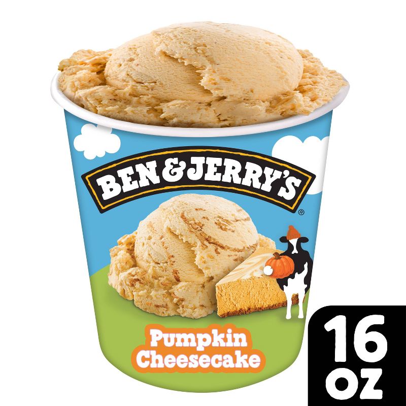 Ben &#38; Jerry&#39;s Pumpkin Cheesecake Ice Cream - 16oz, 1 of 10