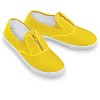 Collections Etc Easy-to-Wear Stretch Zip-Up Padded Insole Sneakers - 3 of 4