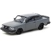 Volvo 242 Custom Gray "Road64" Series 1/64 Diecast Model Car by Tarmac Works - 3 of 4