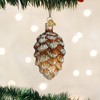 Old World Christmas Blown Glass Ornament for Christmas Tree, Woodland Cone - 2 of 3