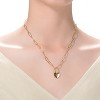 Guili 14K Gold Plated Necklace with Sparkling Cubic Zirconia Charm, adding elegance and sophistication to your daily jewelry collection. - 3 of 3