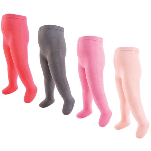 Jefferies Socks Girls Classic Cotton Tights 2 Pair Pack