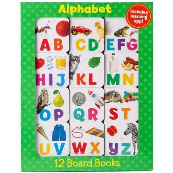 Alphabet (12 Book Set ) - (Early Learning) by  Little Grasshopper Books & Publications International Ltd (Board Book)