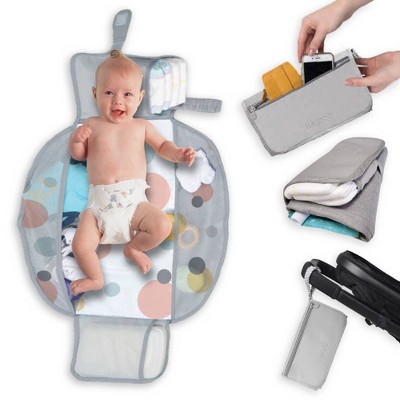 Image of Lulyboo Portable Diaper Changing Pouch - Bubbles