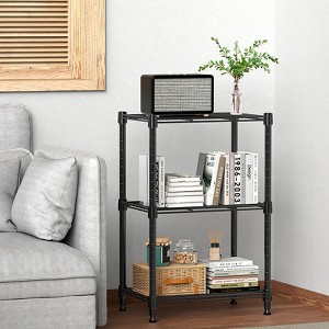 ORRD 450 lbs Wire storage shelving - 3-Tier steel Organizer Rack for Home, Kitchen, office.Grey (11.8' D x 17.7"W x 26.4" H) - 1 of 4