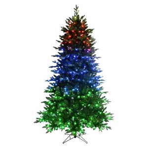 Celebrations 7 ft. Slim LED 400 ct Fraser Fir Color Changing Christmas Tree - 1 of 1