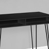 INFURNIC Desks 40"L Modern Computer Desk with Storage Drawers and Open Cubby for Flexible Workspace, Black, 40"*19.75"*30" - 2 of 4