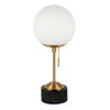 Hudson and Canal 17.75" Tall Table Lamp with Glass Shade - 2 of 4