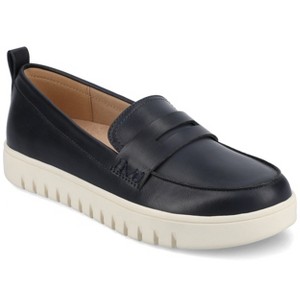 Journee Women's Tayla Medium and Wide Width Penny Loafer - 1 of 4
