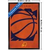 Trends International NBA Phoenix Suns - Logo 25 Framed Wall Poster Prints - 3 of 4