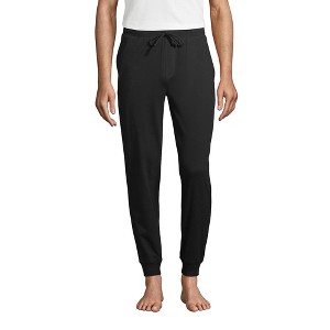 Lands' End Men's Knit Jersey Sleep Jogger - 1 of 4