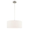 Livex Lighting Meridian 1 - Light Chandelier in  Brushed Nickel - 3 of 4