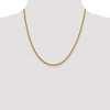 Black Bow Jewelry 2.25mm 14k Yellow Gold Hollow Franco Chain Necklace - 3 of 4