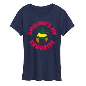 Women's - ELF - Christmas Family Set Smilings My Favorite Short Sleeve Graphic T-Shirt - 1 of 4