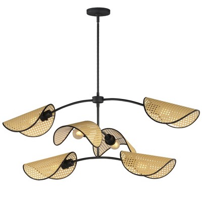Maxim Lighting Bonnet 6 - Light Pendant in  Black