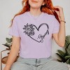 Simply Sage Market Granny Heart Outline Garment Dyed Tee - 2 of 4