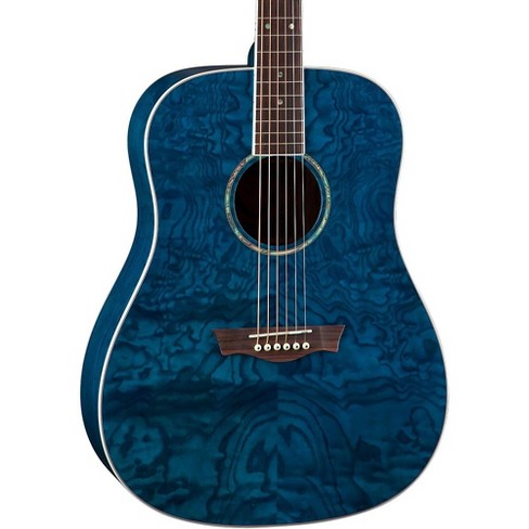 Dean Mdx X Quilt Maple Electric Guitar Transparent Blue Burst : Target