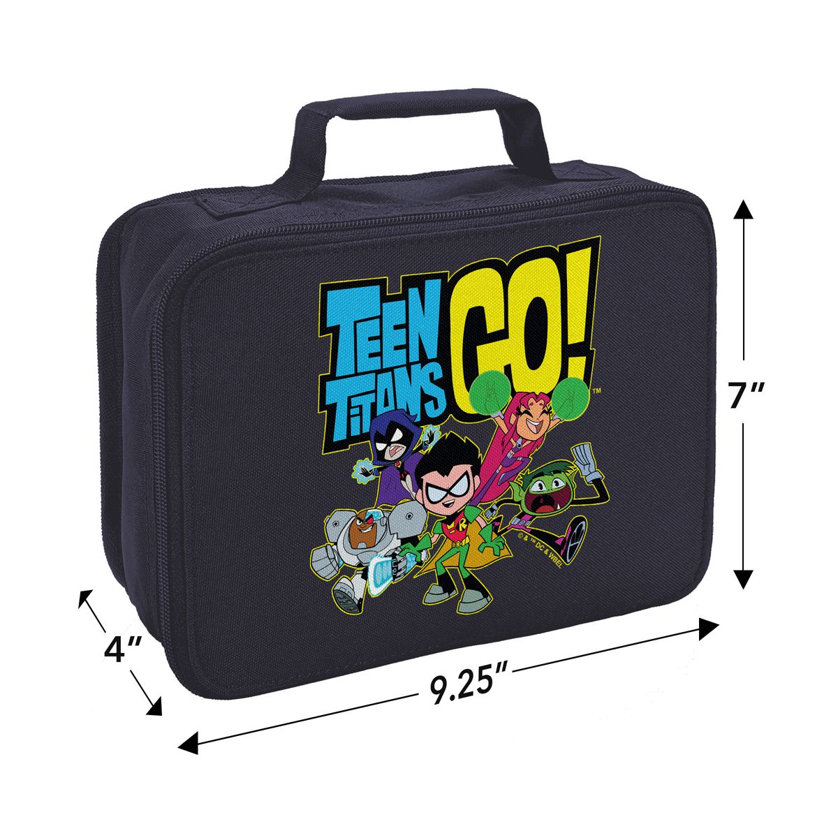 Teen Titans Go Logo And Characters Insulated Soft Sided Lunch Box - thumbnail 8