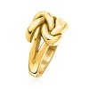 Ross-Simons 14kt Yellow Gold Double Love Knot Ring - 3 of 4