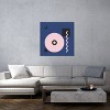 Pink Circle and Blue Square by Alisa Galitsyna Unframed Wall Canvas - iCanvas - 3 of 4