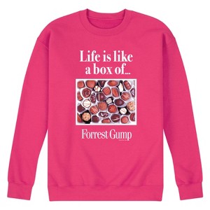 Men's - Forrest Gump - Life Is Like A Box Of Chocolates Graphic Fleece Sweatshirt - 1 of 4