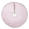 Kurt Adler 48-Inch Diamond Jacquard With Gray Dupion Border Tree Skirt - 3 of 4