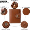 FATMOON Wallet for Women - RFID Blocking Bifold Leather Wallet with 16 Card Slots & Zipper Pocket,Easy-to-Use - 4 of 4